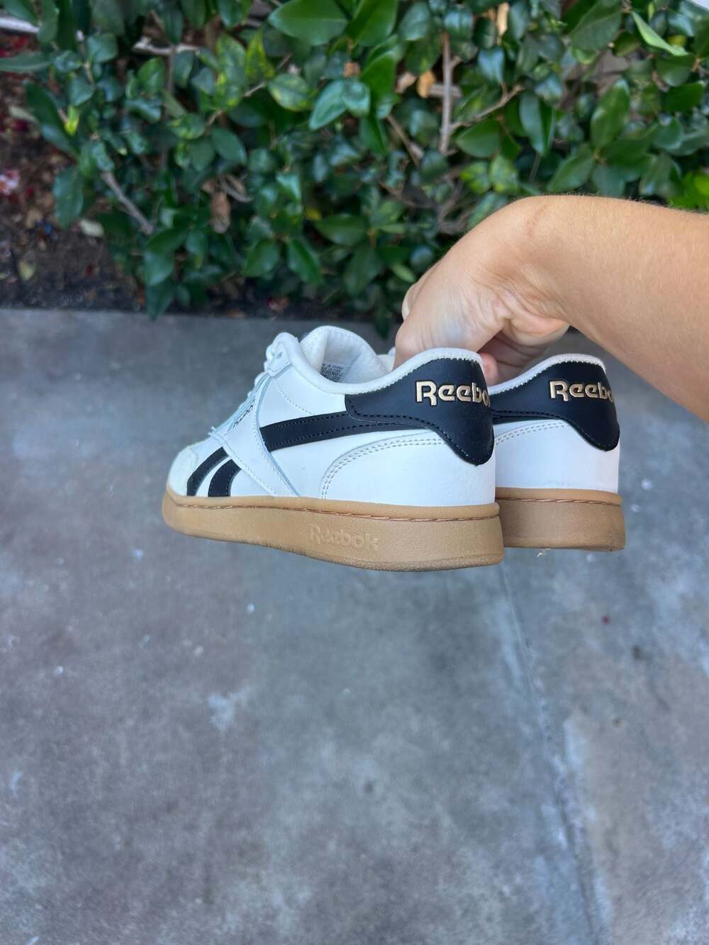Reebok Smash Edge Unisex Sneaker White Black Gum